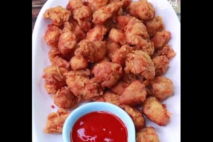 Resep Takjil Simple Ayam Popcorn KFC Style Rumahan Ala 