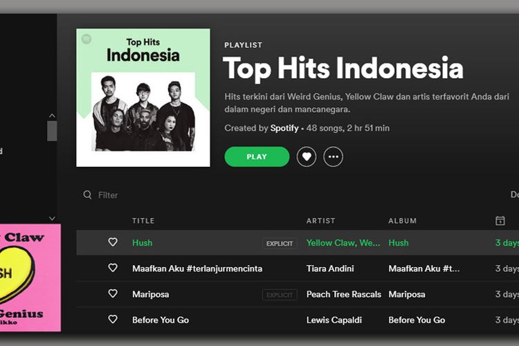 35 Tangga Lagu Top Hits Di Indonesia Sabtu Ini 15 Agustus 2020 Mantra Sukabumi