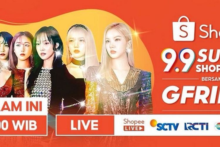 Link Live Streaming Sctv Rcti Indosiar Dan Mnc Tv Ada Gfriend Di Shopee 9 9 Super Shopping Day Portal Jember