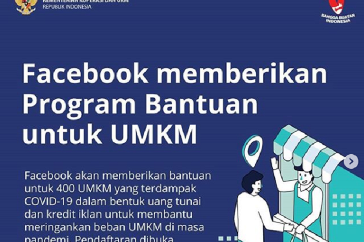 Ini Dia Berikut Bocoran Dan Syarat Pencairan Bantuan Program Umk Dari Facebook Rp12 5 Milyar Mantra Sukabumi