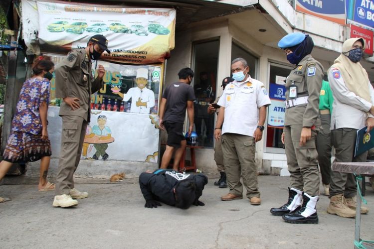 108 Pelanggar Protokol Kesehatan Terjaring Operasi Satpol Pp