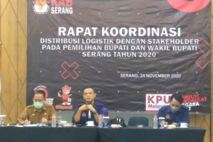 KPU Kabupaten Serang Mulai Kirim Kotak dan Bilik Suara ke Kecamatan