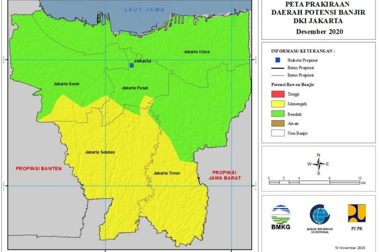 Prediksi Banjir Bmkg Beberapa Wilayah Dki Jakarta Diminta Waspada Desember 2020 Ini Cerdik Indonesia