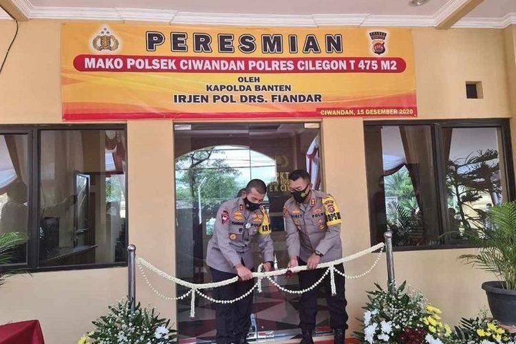 Resmikan Mako Polsek Ciwandan, Kapolda Banten Berharap Kualitas Pelayanan Meningkat