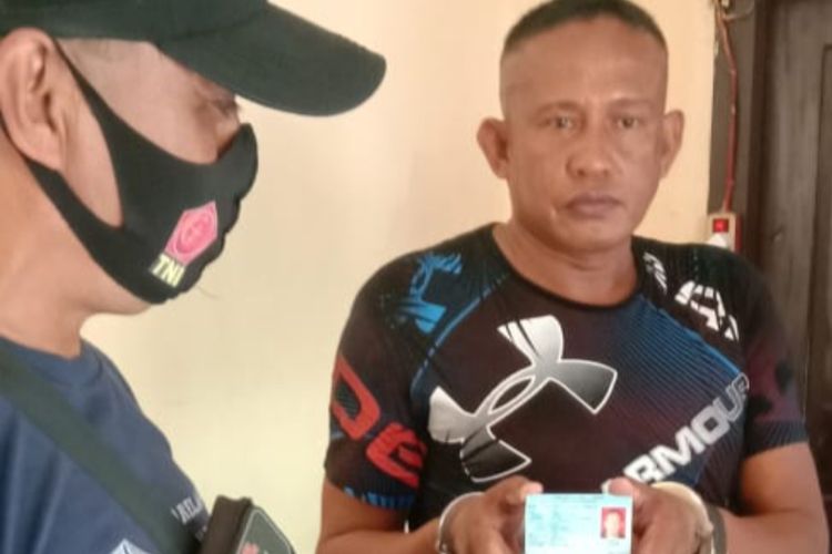 Oknum TNI Gadungan Dibekuk Anggota Unit Inteldim dan Koramil 1308-10/LB di Bangkep