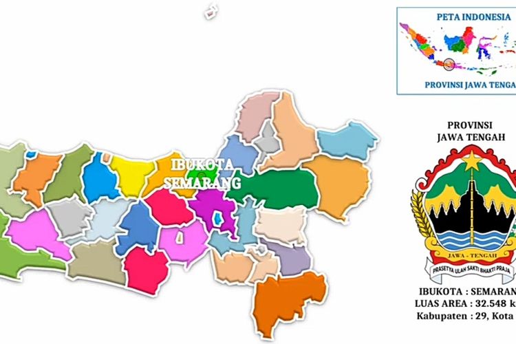 Daftar Kabupaten Dan Kota Provinsi Jawa Tengah, Lengkap Dengan Kode ...