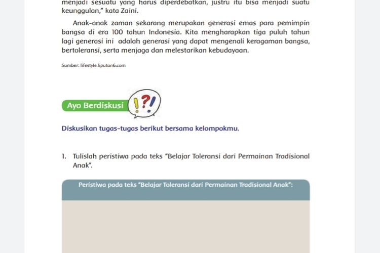 Kunci Jawaban Tema 8 Kelas 5 Halaman 40 41 42 43 44 45 46 47 48 49 Buku Tematik Cerita Makale Dan Permainan Metro Lampung News