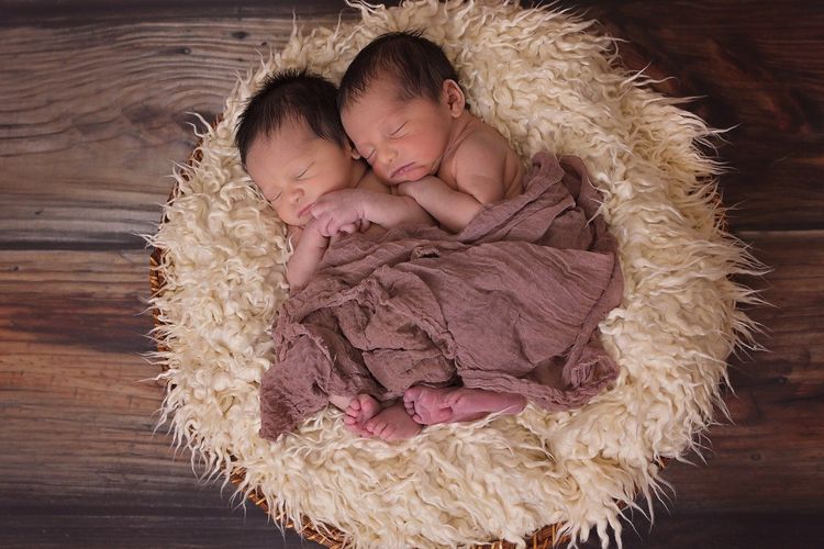 Bayi kembar yang berasal dari satu zigot mempunyai ciri