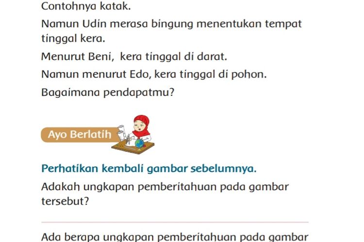 Kunci Jawaban Tema 7 Kelas 1 Halaman 55 56 57 58 59 60 61 62 63 64 Buku Tematik Ada Berapa Pemberitahuan Metro Lampung News