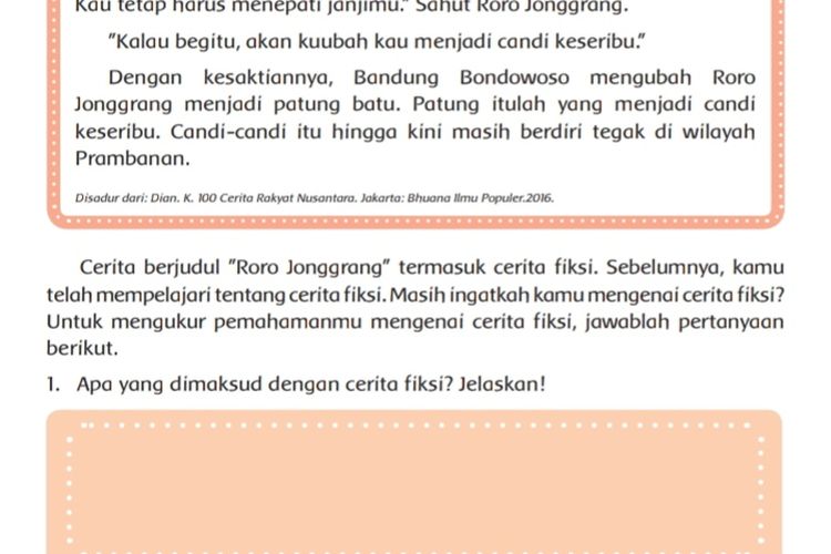 Download Sebutkan Tokoh Utama Pada Bacaan Berjudul Roro Jonggrang