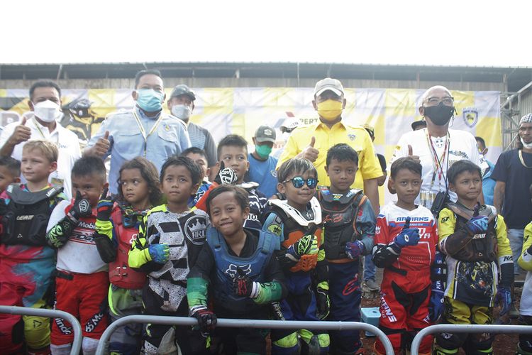 Catatkan Rekor..! Bamsoet Buka Junior Motocross Championship 2021 Di Sirkuit BOS 