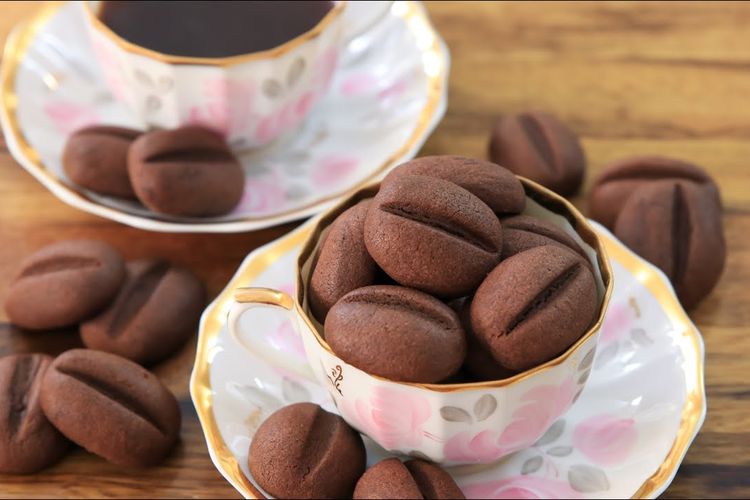 Resep Coffee Bean Cookies Atau Kue Biji Kopi, Cocok Untuk Menu Berbuka ...