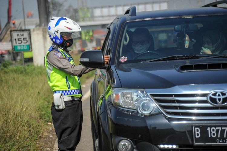 Polisi Berhasil Jaring Ratusan Kendaraan yang Berusaha Masuk Wilayah Sukabumi