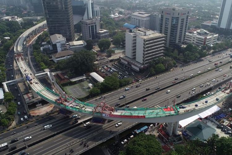 PT Adhi Karya Sudah 77 Persen Kerjakan Proyek LRT Jabodebek, Target Operasi pada Juli 2022