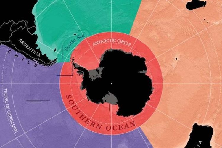 Baru Diakui National Geographic Samudra Selatan Jadi Samudra Kelima Di Dunia Pikiran Rakyat Pangandaran