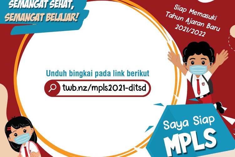 Link Download Twibbon Kemendikbud MPLS Sekolah Dasar Tahun Ajaran Baru