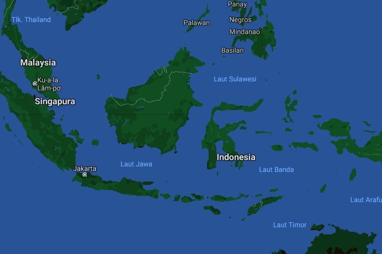 Wilayah indonesia berada diantara
