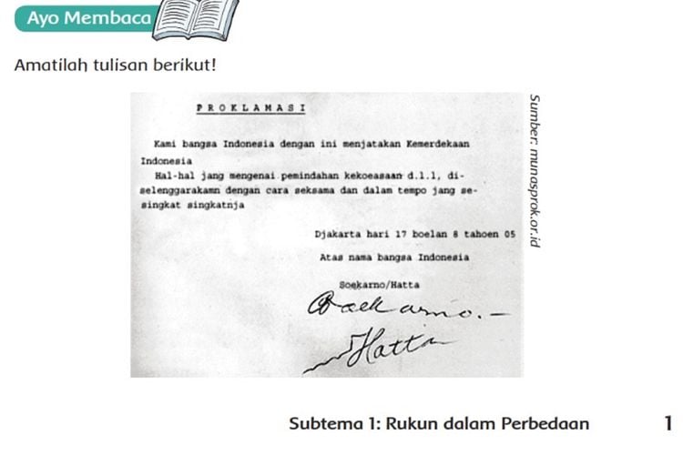 Perbedaan Naskah Teks Proklamasi Kemerdekaan Indonesia Versi Ketikan Dan Tulis Tangan Kebumen Talk