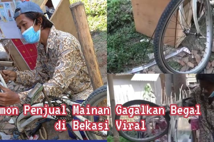 Aksi Emon Pedagang Mainan Keliling Gagalkan Aksi Begal Hingga ...