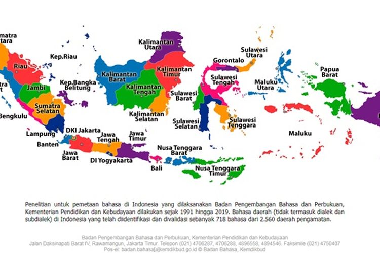 Berikut Provinsi dengan Jumlah Bahasa Daerah Terbanyak di