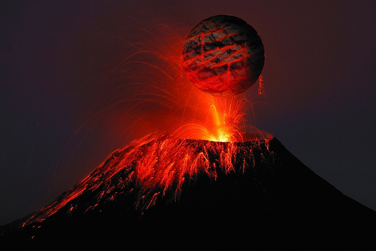Gunung berapi lava Gunung berapi