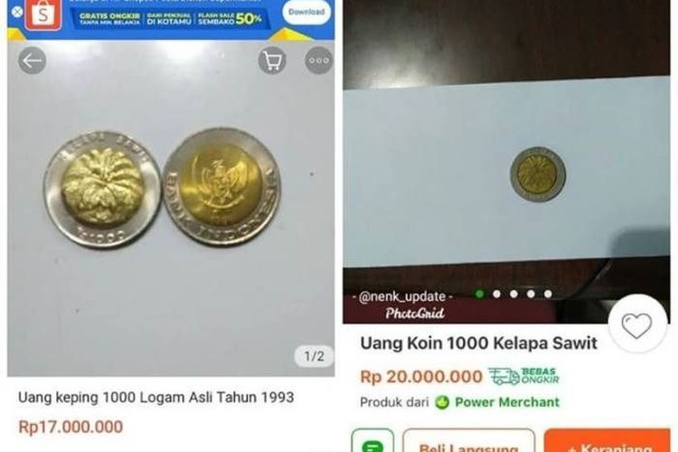 Harga Uang Koin Rp1 000 Kelapa Sawit Dinilai Tak Masuk Akal Apa