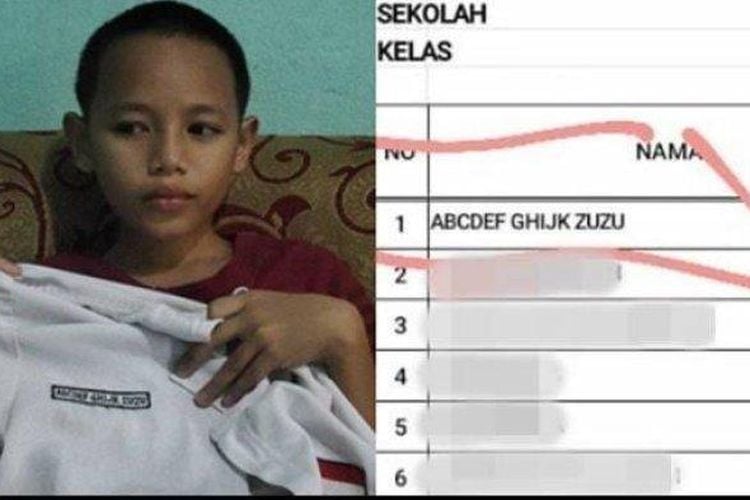 Viral Bocah SMP Bernama ABCDEF GHIJK Asal Palembang Disorot Media Asing