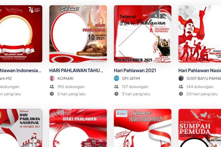 Link Twibbon Hari Pahlawan Dan Cara Memasang Foto Anda Portal Pekalongan