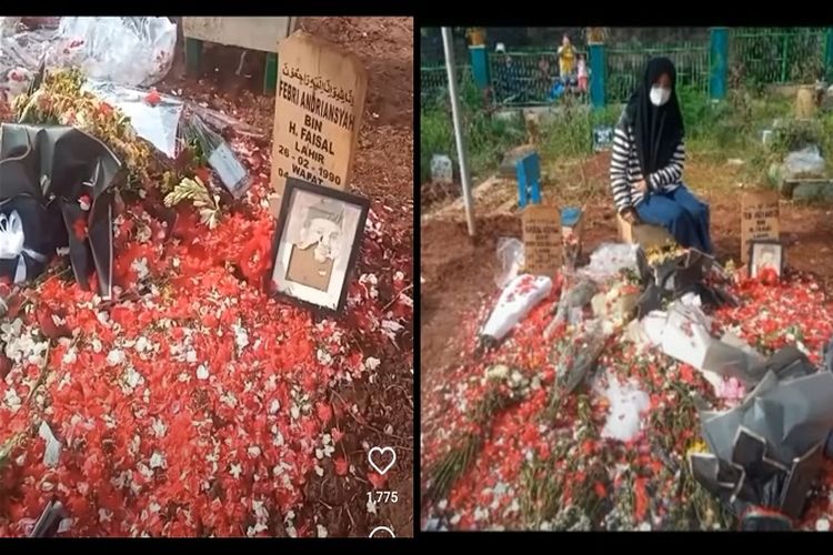 Viral Condition of Messy Tomb, Photo of Vanessa Angel Lost and Photo of Aunt Andriansyah Damaged