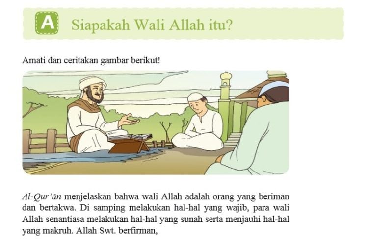 Kunci Jawaban Pai Kelas 4 Sd Halaman 115 Siapakah Wali Allah Itu Portal Pekalongan