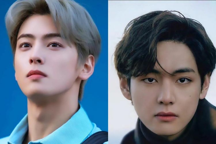 Pesona Dua Idol Tampan V BTS VS Cha Eun Woo Astro Tidak Bisa