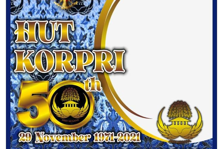 Link Twibbon HUT KORPRI Ke- 50 Tahun 2021 Sebagai Ucapan Selamat Untuk Para Abdi Negara - Literasi News - Literasi News