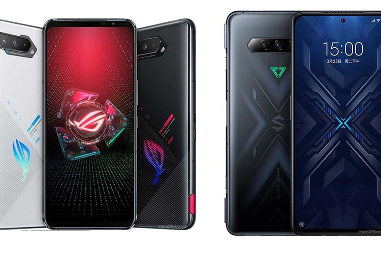 Specifications for the Asus ROG Phone 5 and Xiaomi Black Shark 4 Pro, dubbed the best flagship phones at the end of the year