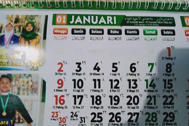 Tanggal 16 Januari 2022 Hari Apa Memperingati Hari Apa Ini Deretan