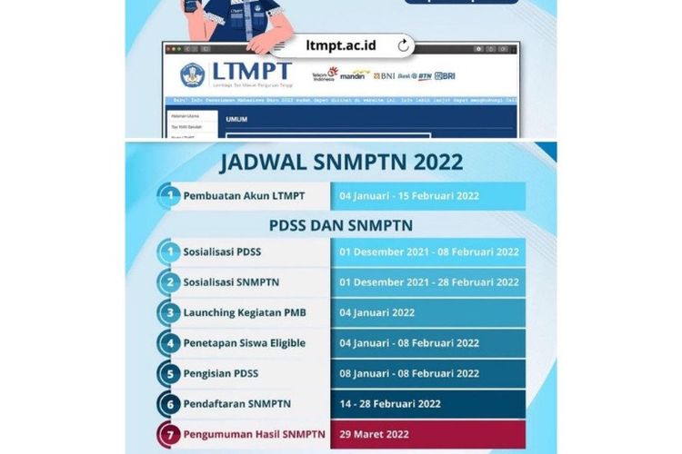 Sudah Buat Akun LTMPT 2022? Jangan Lupa Verifikasi Data Siswa Berikut