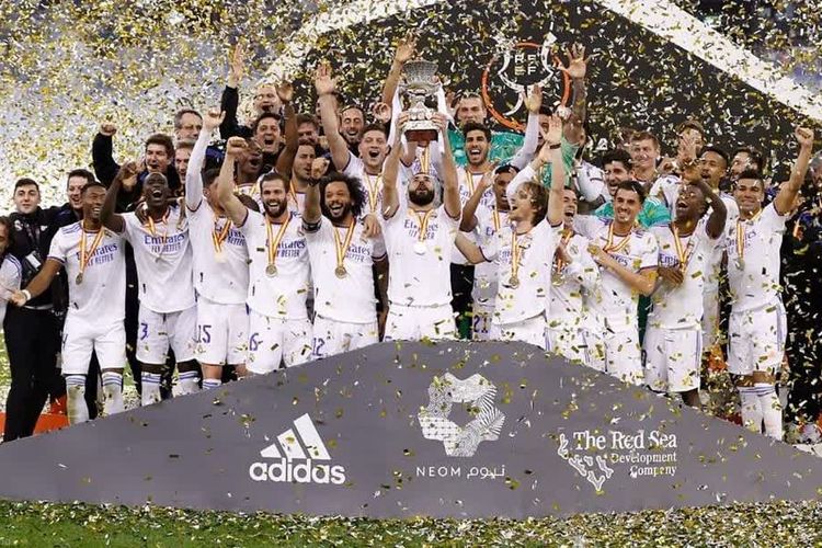 Real Madrid Juara Piala Super Spanyol Usai Kalahkan Bilbao, Aksi ...