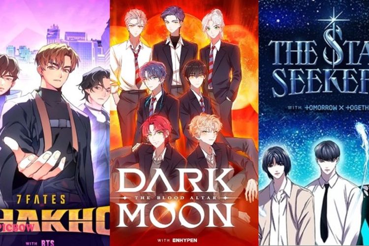 Teori HYBE Webtoon BTS, TxT, ENHYPEN: 7Fates Chakho, The Star Seekers