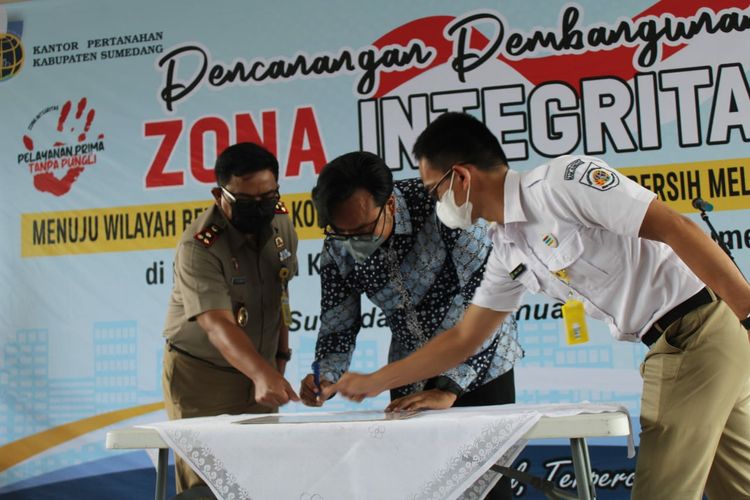 BPN Sumedang Canangkan Zona Integritas Menuju WBK Dan WBBM - Kabar Priangan