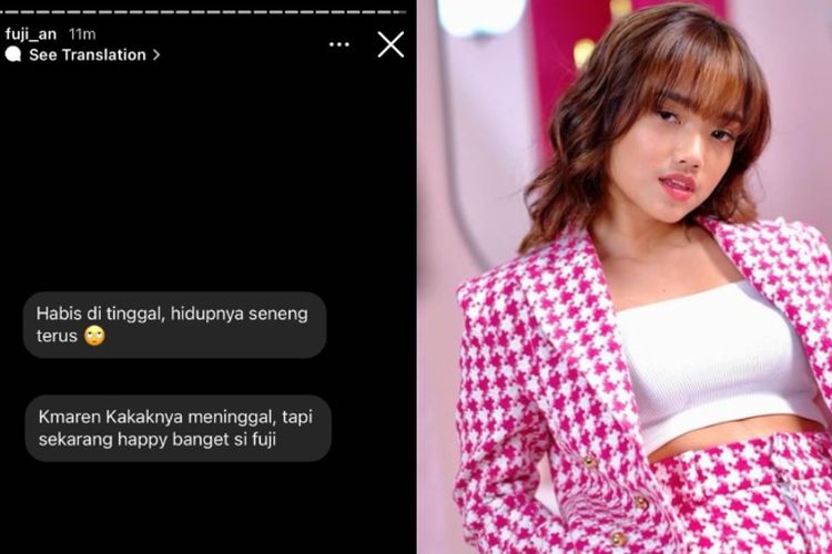 Amarah Fuji Memuncak, Disebut Hidupnya Senang setelah Kepergian Bibi