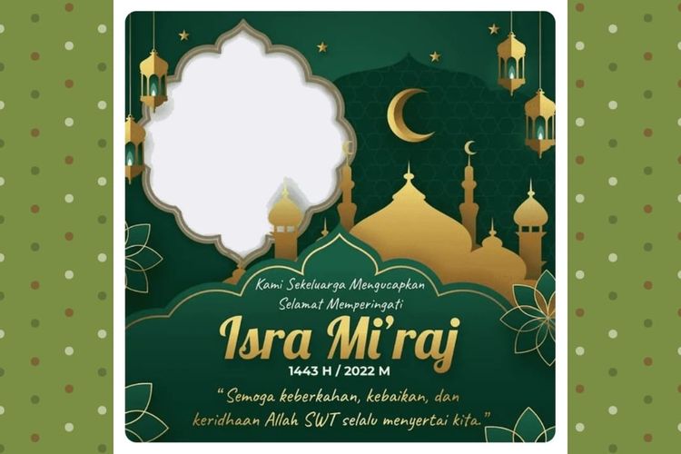 Link Twibbon Isra Miraj 1443 H 2022 Bisa Digunakan Untuk Story