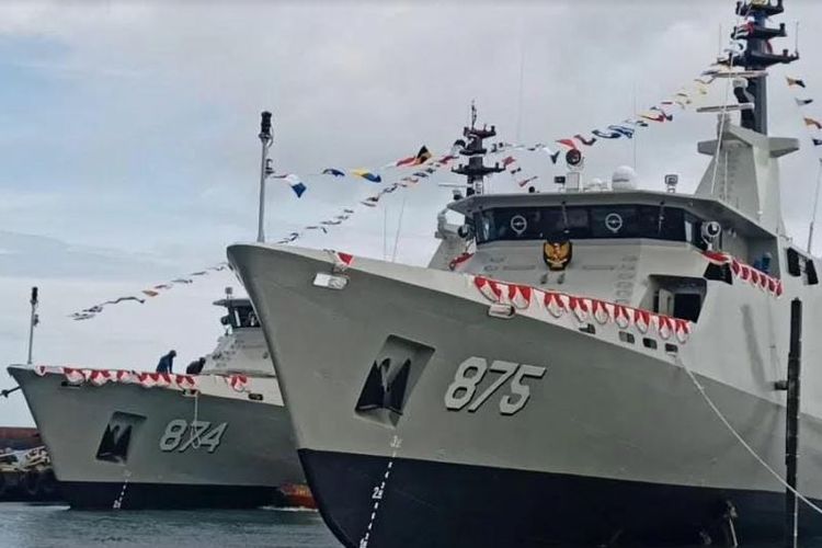 Dua Kapal Perang Buatan Indonesia Diluncurkan Kri Dorang 874 Dan Kri