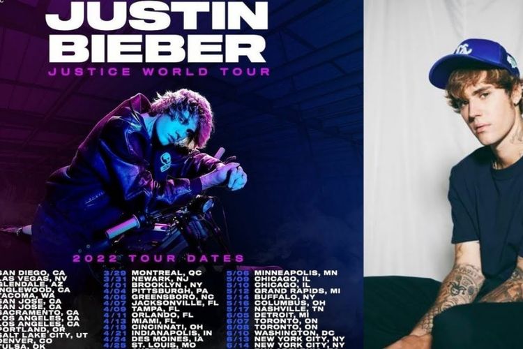 Justin Bieber Tur Konser Di Asia 2022: Jadwal, Harga Tiket Dan ...