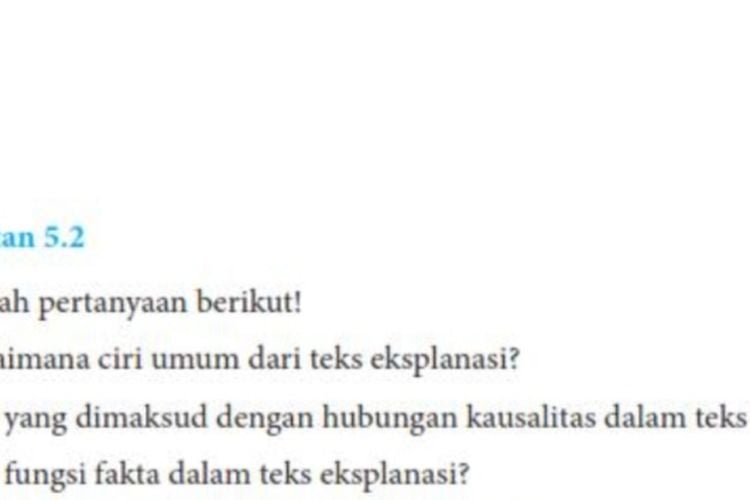 Kunci Jawaban Bahasa Indonesia Kelas 8 SMP Halaman 132 Ciri Teks ...