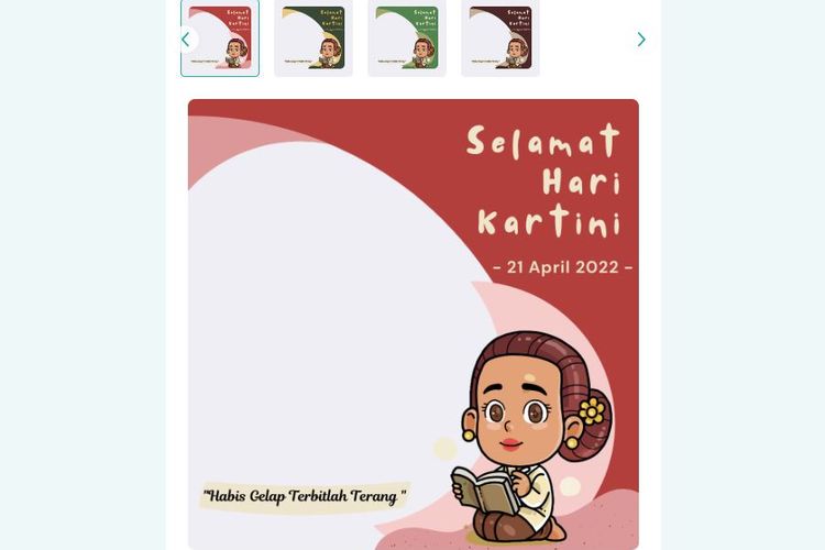 Kumpulan Twibbon Hari Kartini 2022 Keren Dan Cocok Dijadikan Status