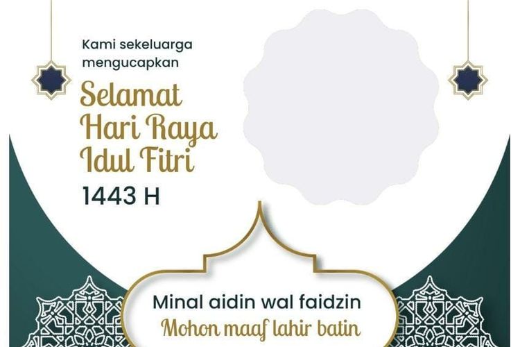 30 Link Template Bingkai Foto Dan Twibbon Ucapan Idul Fitri Lebaran Tahun 2022 Lengkap Dengan