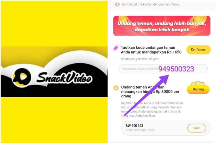Kode Undangan Snack Video Mei 2022 Hari Ini Terbaru - Metro Lampung News - PRMN Metro Lampung News