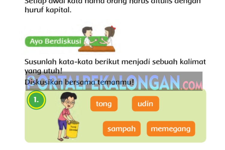 Kunci Jawaban Tema 8 Kelas 2 Halaman 17, 18 Susunlah Katakata Berikut