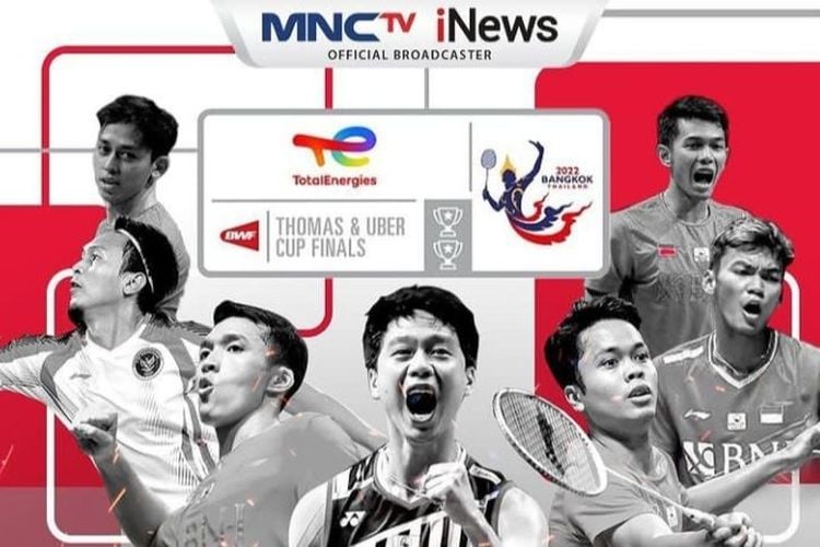 Jadwal THOMAS Cup 2022 hari ini 13 Mei 2022, Indonesia vs Jepang