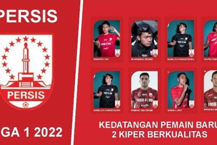 Daftar 30 Pemain Persis Solo Di Liga 1 2022 2023 Rekrut Kiper Timnas