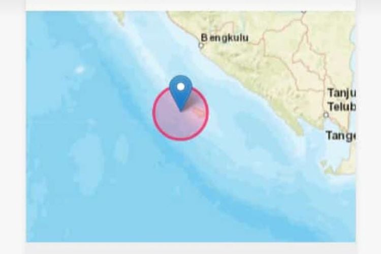 Gempa Bumi Magnitudo Guncang Bengkulu Malam Hari Tidak Berpotensi